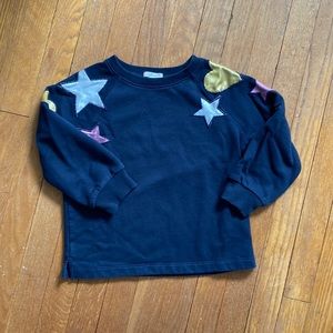 Crewcuts - Girls Navy Sweatshirt - 6-7